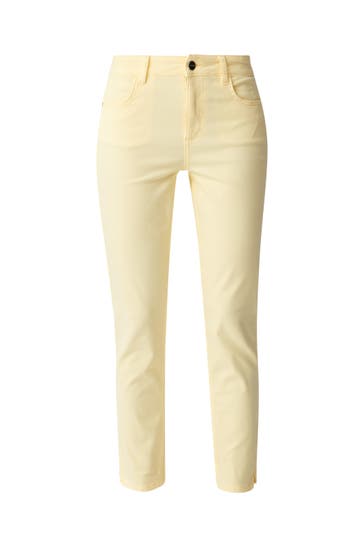 COMMA, Stoffhose 1130_helles zitrone Tapered