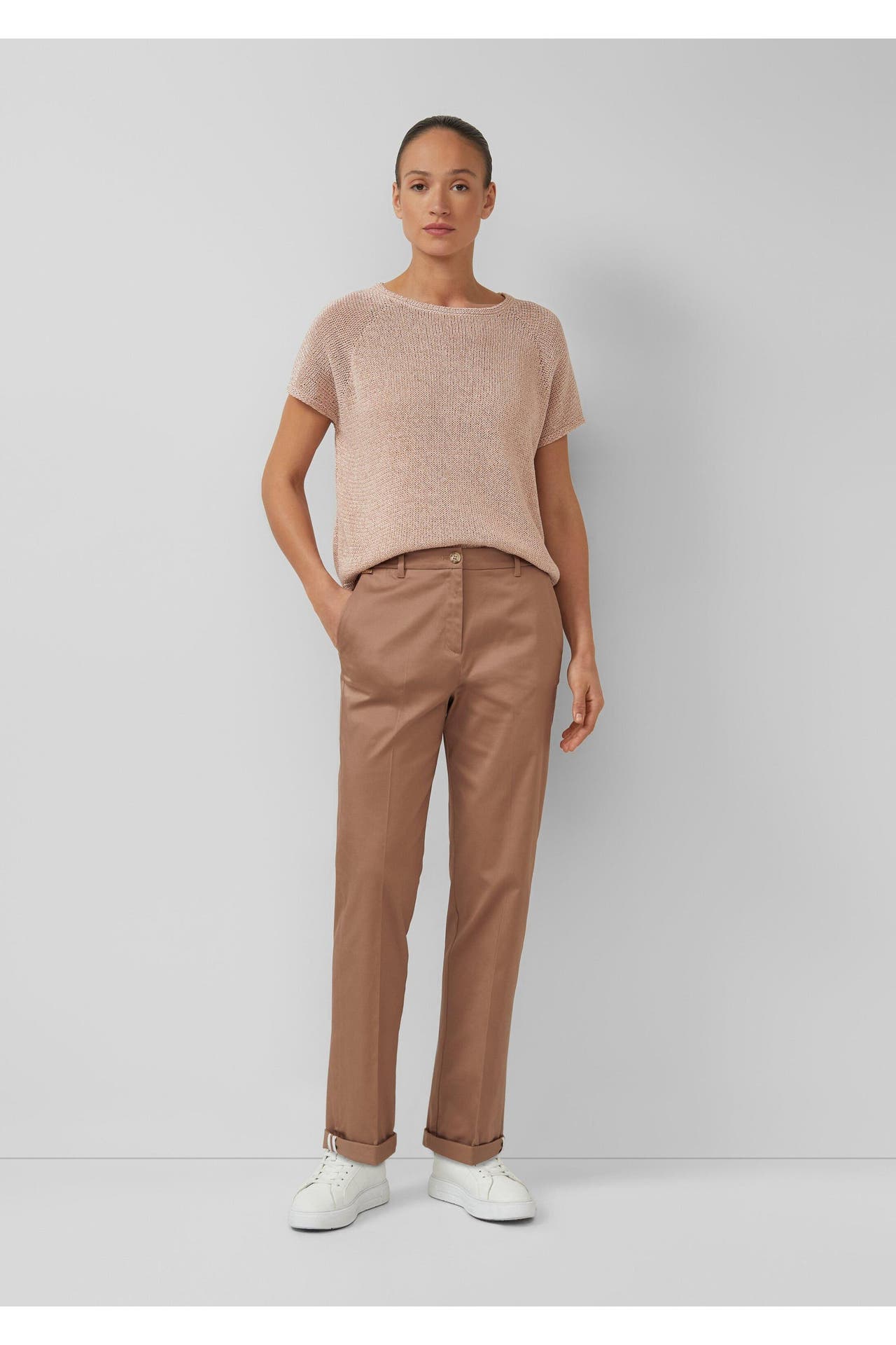 S.OLIVER Stoffhose 8624_cognac Tapered, Bild 1