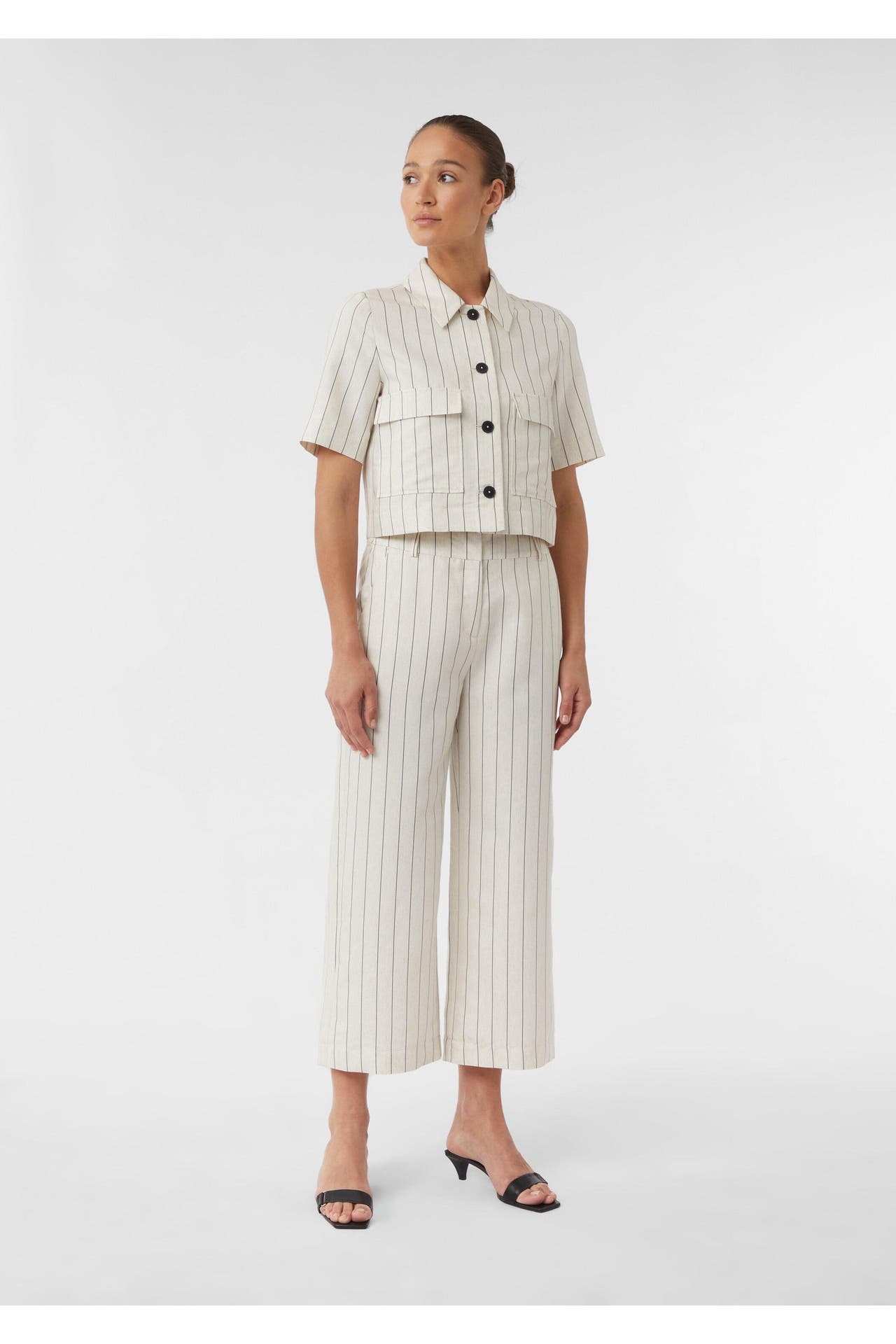 COMMA, Stoffhose 05G4_creme Tapered, Bild 1