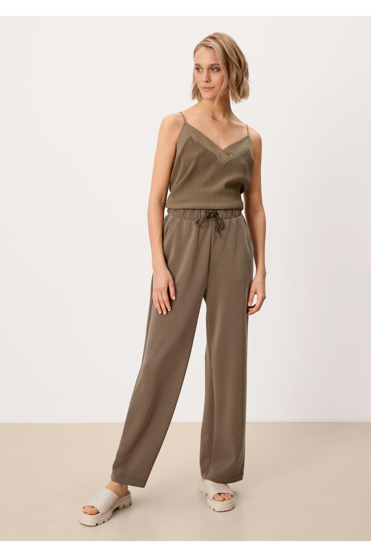 S.OLIVER Joggpant 7299_olivgrün Wide/ Loose Fit, Bild 1