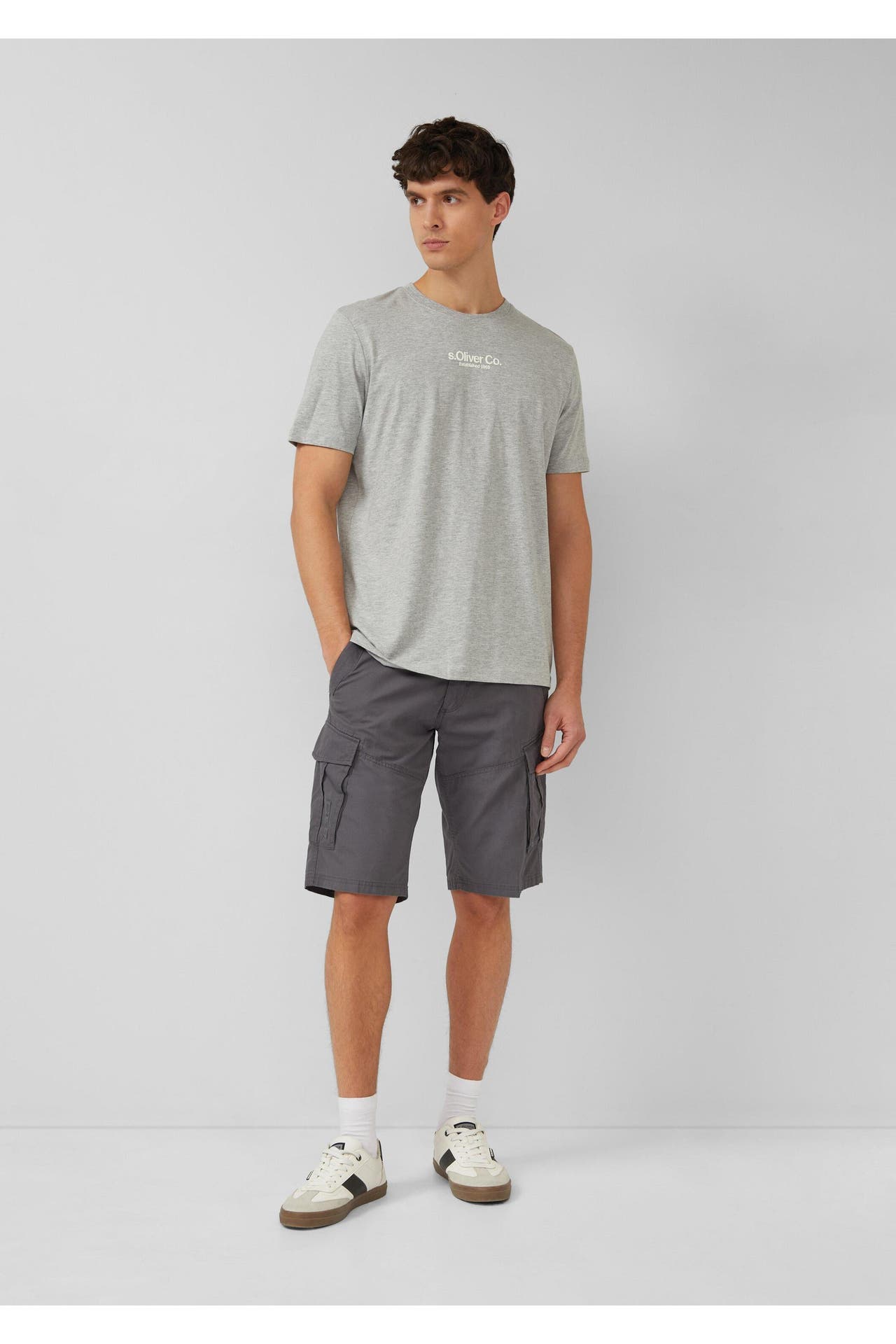 S.OLIVER Short FILE 9573_grau Tapered, Bild 1
