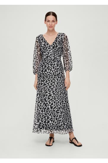 S.OLIVER Maxikleid 99A0_schwarz