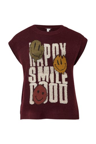 QS BY S.OLIVER Pullover 39X0_bordeaux
