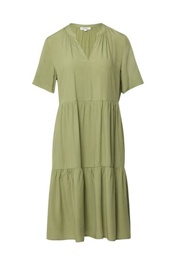 S.OLIVER Midikleid 7900_olivgrün