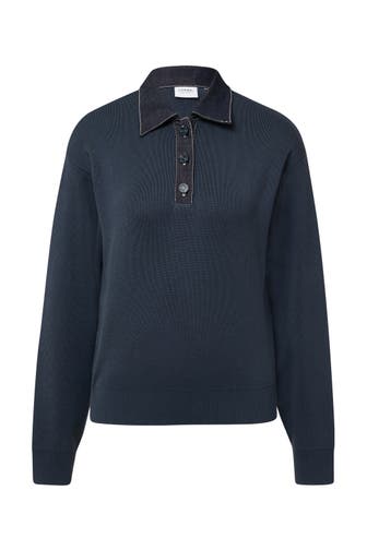 COMMA, Pullover dunkelblau