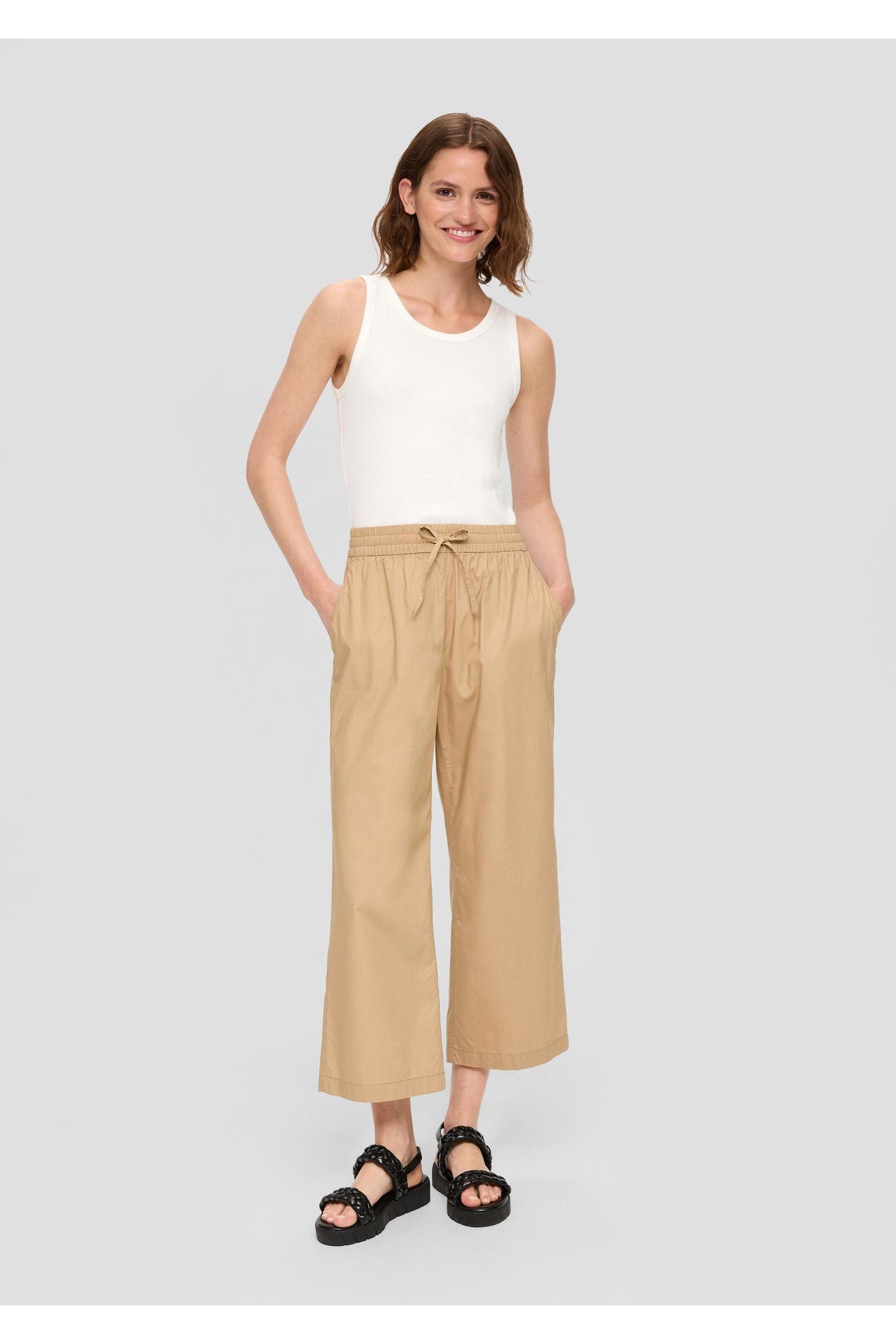 S.OLIVER Stoffhose 8238_beige Tapered, Bild 1