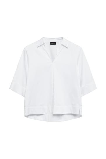 S.OLIVER Blusenshirt 0100_weiß