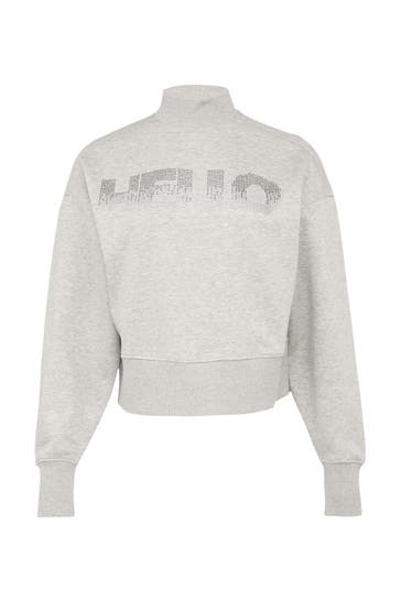 QS BY S.OLIVER Sweatshirt 94D0_grau meliert