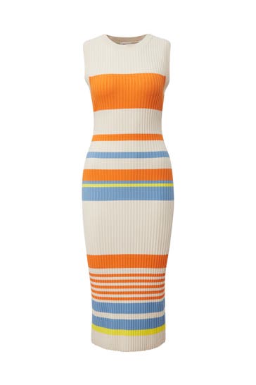 S.OLIVER Midikleid 23G0_orange