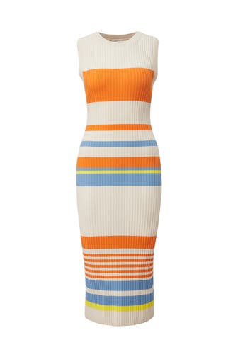 S.OLIVER Midikleid 23G0_orange