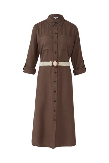S.OLIVER Midikleid 8828_mokka