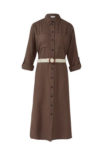 S.OLIVER Midikleid 8828_mokka
