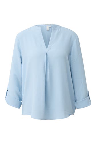 QS BY S.OLIVER Casual-Bluse 5104_hellblau