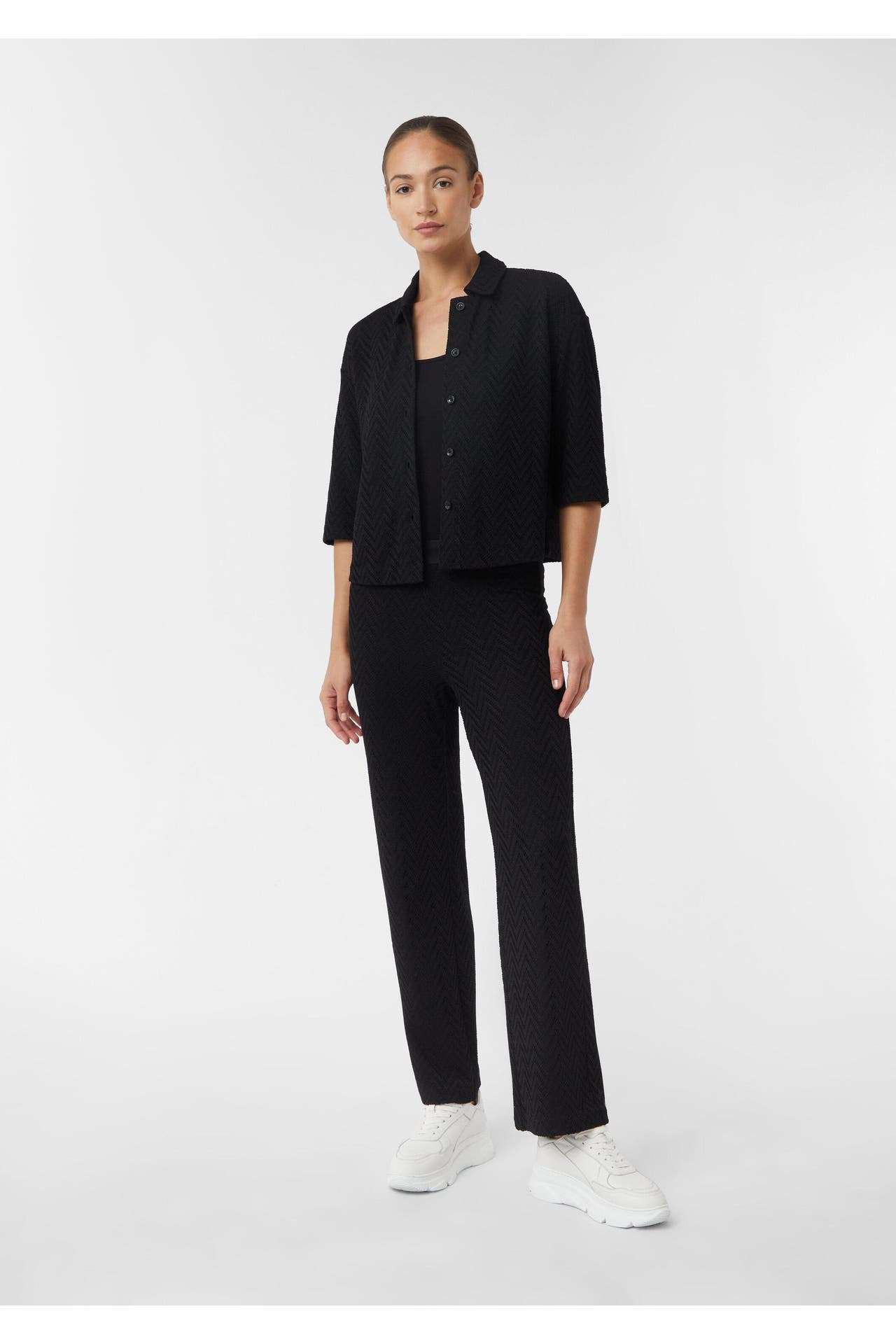 COMMA, Stoffhose 9999_schwarz Tapered, Bild 1