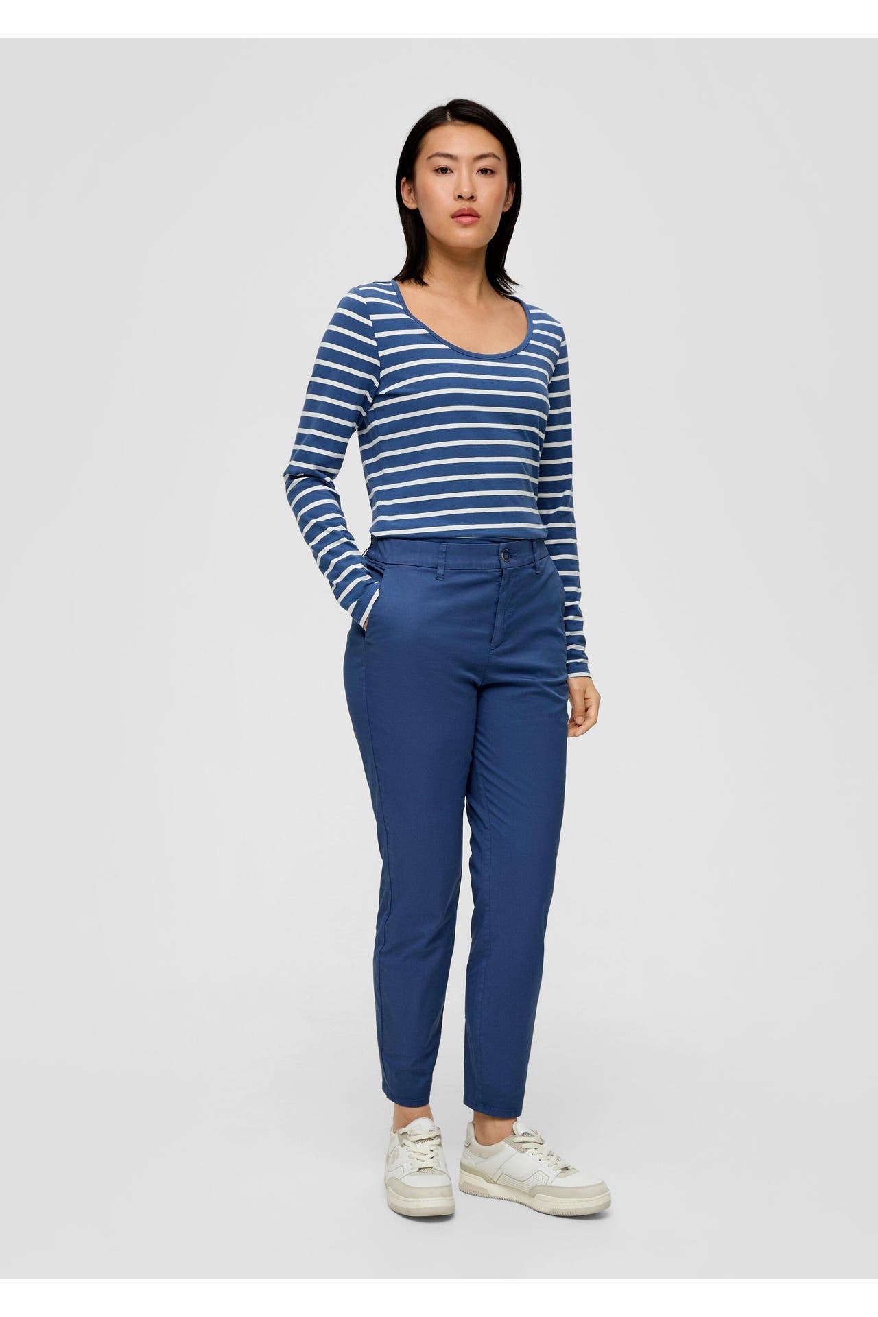 S.OLIVER Chino 5722_royalblau Tapered, Bild 1