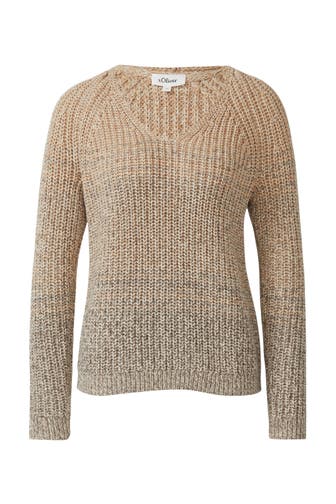 S.OLIVER Pullover 84X5_sandstein