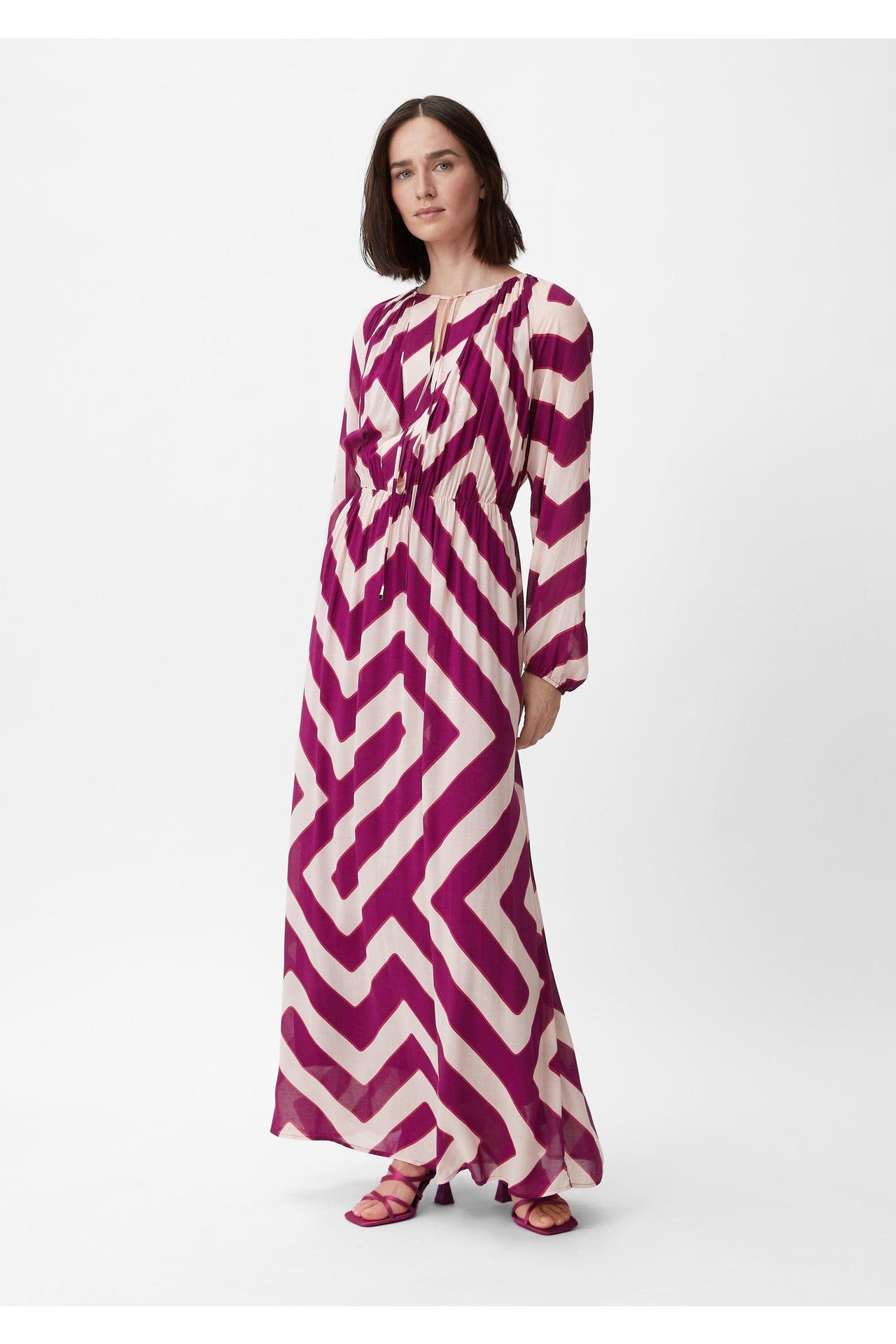 COMMA, Maxikleid 46A0_pink, Bild 1