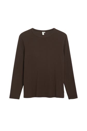 QS BY S.OLIVER Longsleeve 8945_dunkelbraun