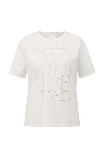 S.OLIVER T-Shirt 02D1_creme