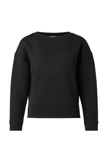 COMMA, Sweatshirt 9999_schwarz