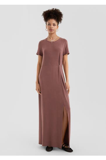 QS BY S.OLIVER Maxikleid 4438_burgund