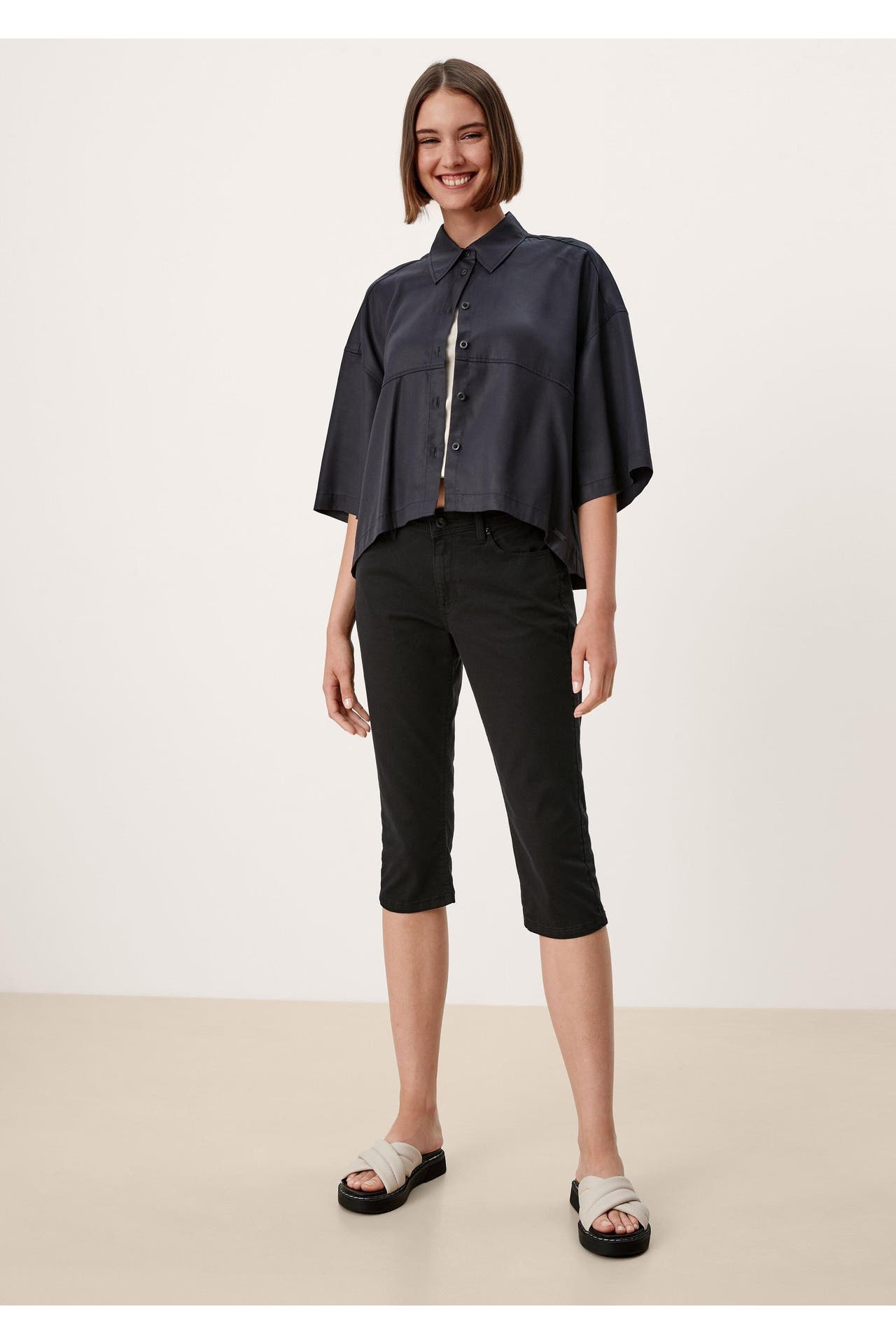 QS BY S.OLIVER Jeans CATIE 9999_schwarz Tapered, Bild 1