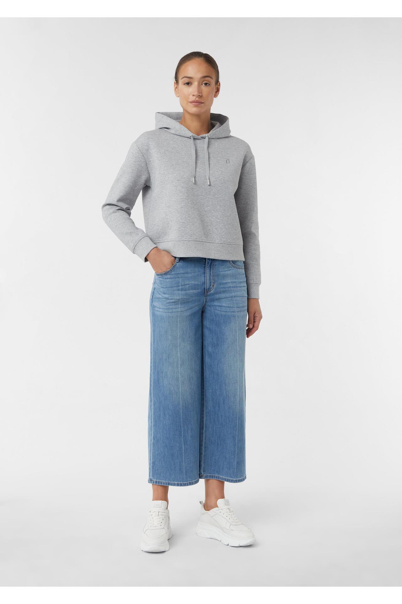 COMMA, Sweatshirt 93W7_steingrau, Bild 1