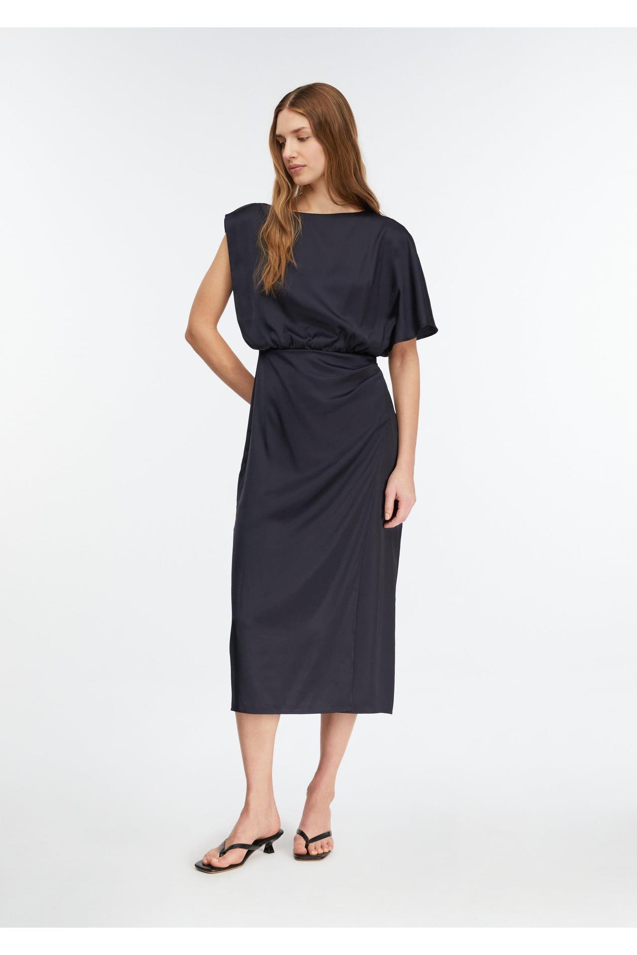 COMMA, Midikleid 5976_navy, Bild 1