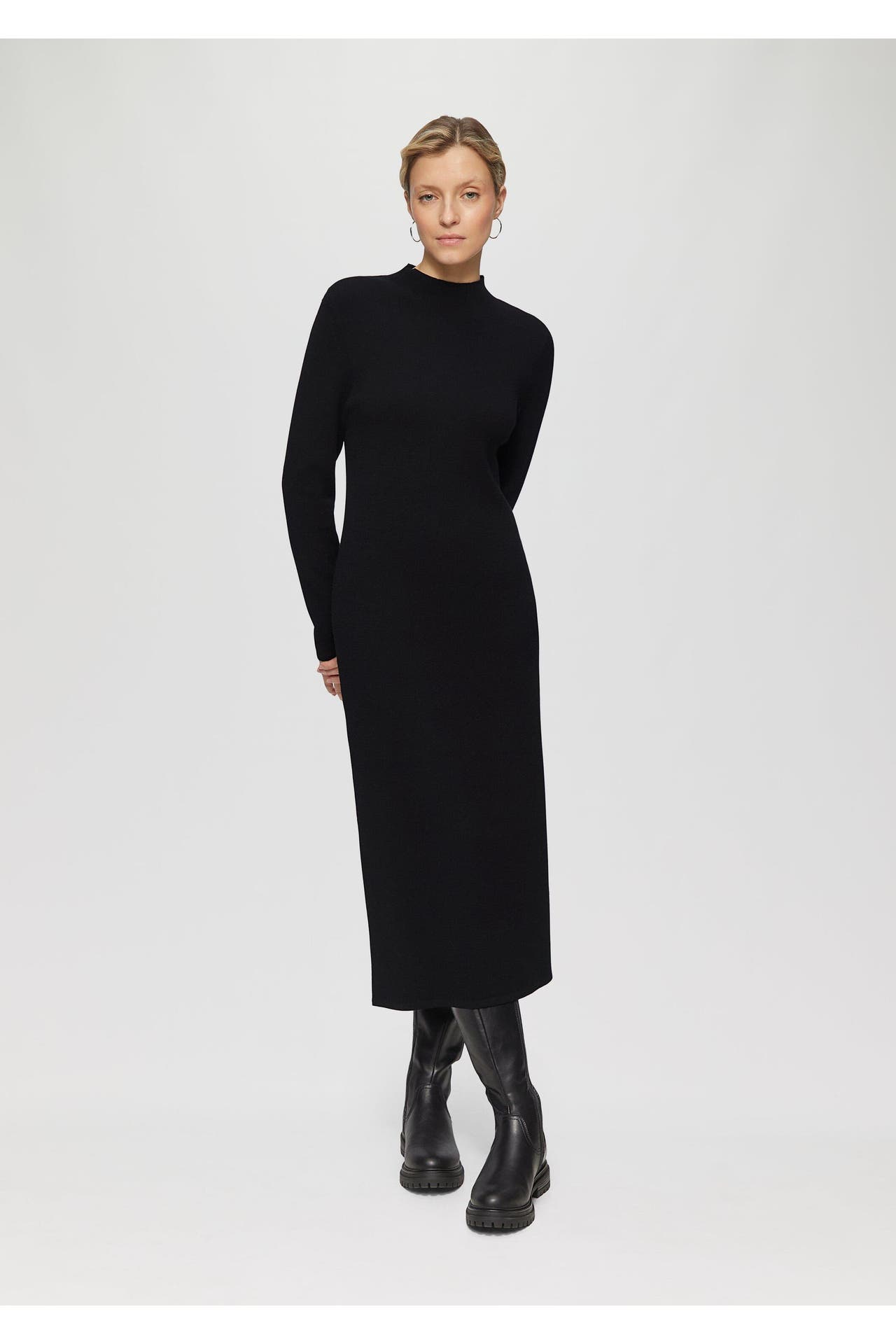 S.OLIVER Midikleid 9999_schwarz, Bild 1