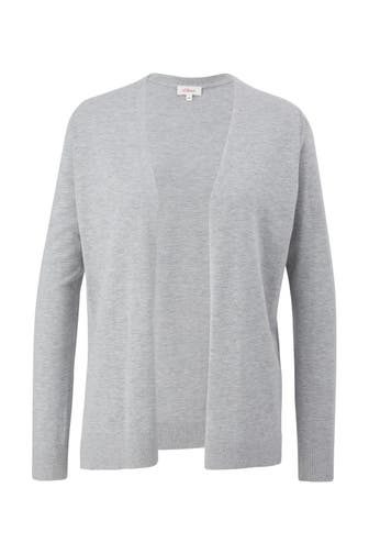 S.OLIVER Strickjacke 9400_grau meliert