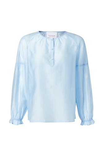 COMMA, Casual-Bluse 5324_himmelblau