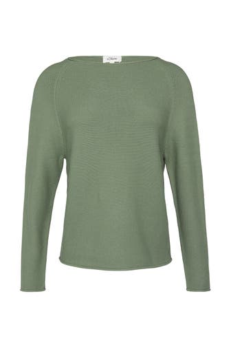 S.OLIVER Pullover 7369_dunkles salbeigrün