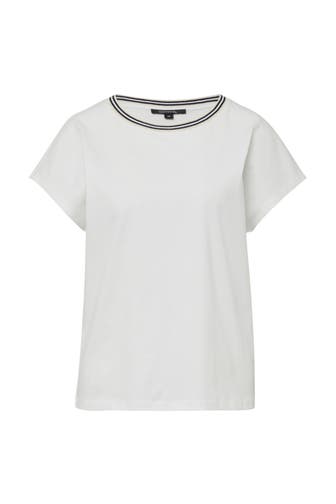COMMA, T-Shirt 0120_weiß