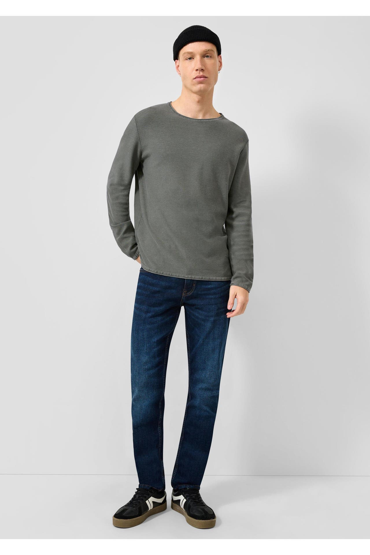 QS BY S.OLIVER Pullover 9711_steingrau, Bild 1