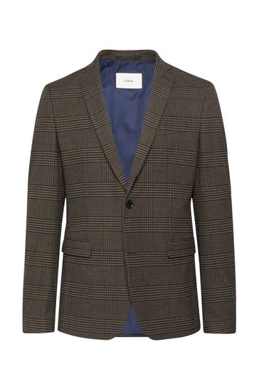 S.OLIVER Casual-Sakko S.OPURE 85N5_braun Slim Fit