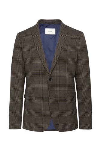 S.OLIVER Casual-Sakko S.OPURE 85N5_braun Slim Fit