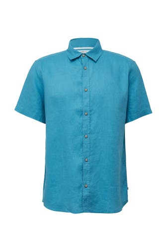 S.OLIVER Kurzarmhemd 6259_pastelltürkis Regular Fit
