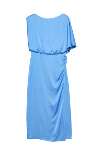 COMMA, Midikleid 5444_azurblau