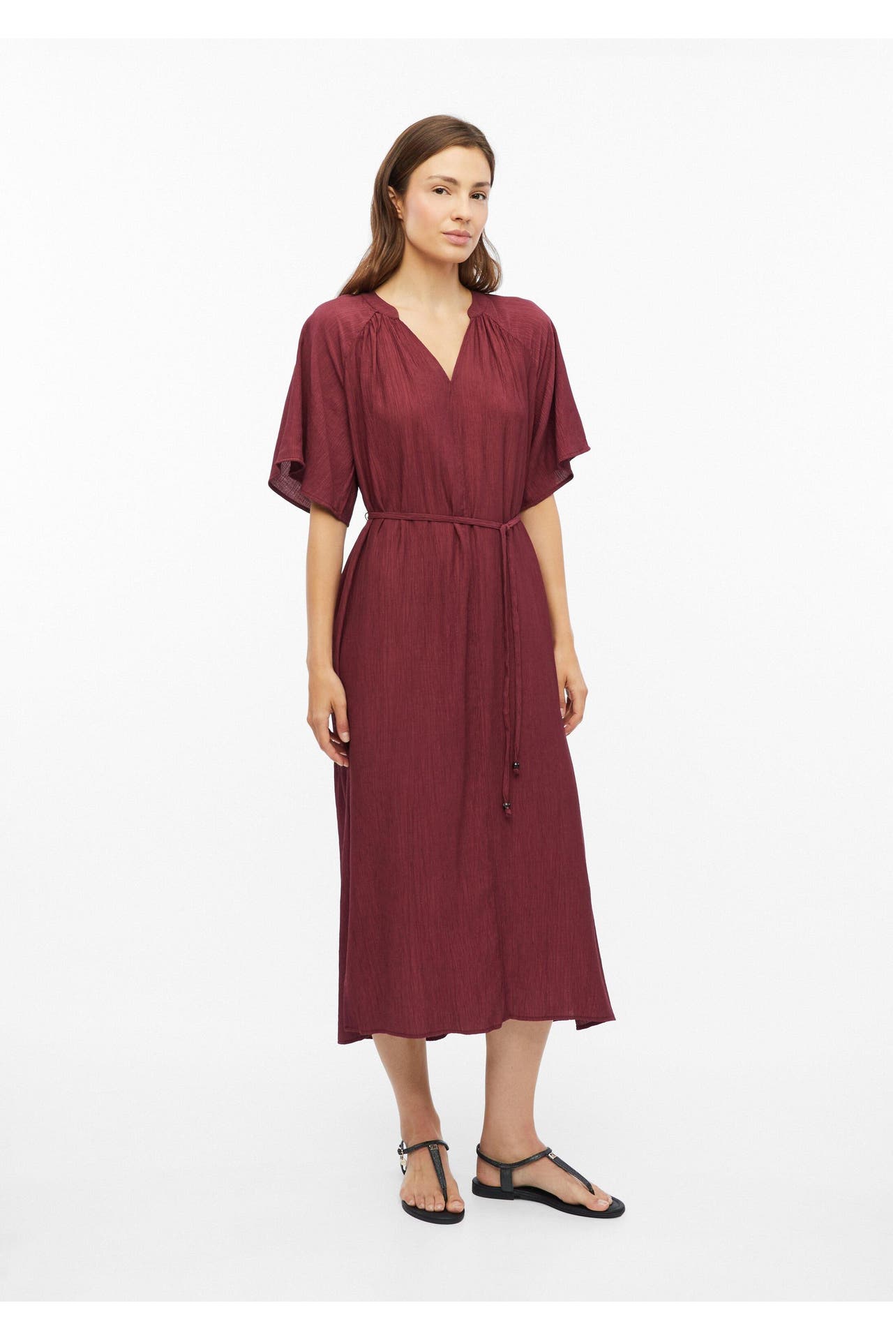 S.OLIVER Midikleid 3903_bordeaux, Bild 1