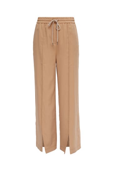 COMMA, Joggpant 8315_hellbraun Tapered