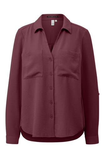 QS BY S.OLIVER Casual-Bluse 3900_bordeaux