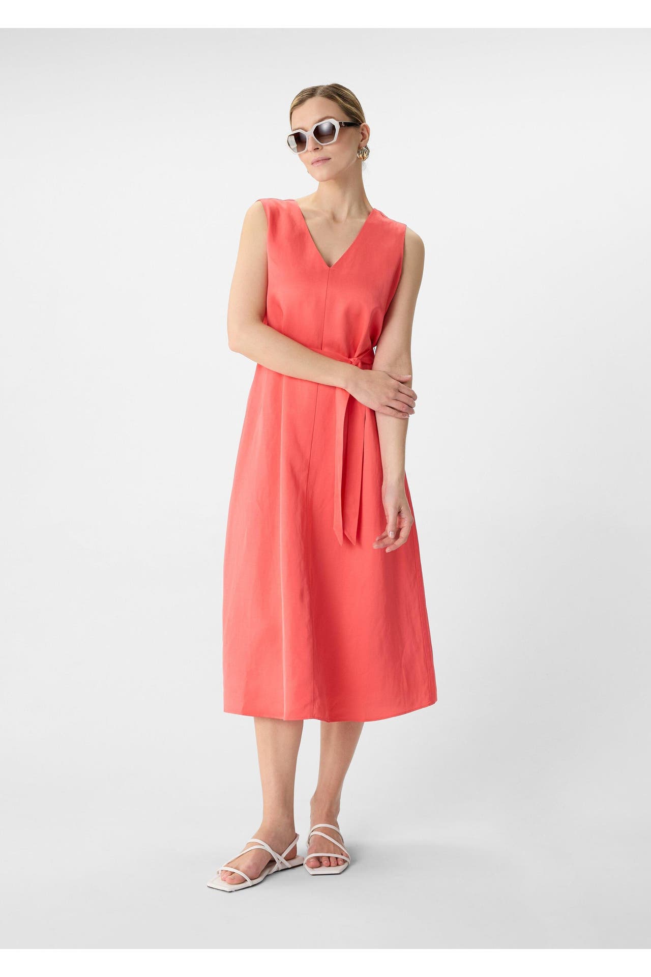 COMMA, Midikleid 4511_koralle, Bild 1