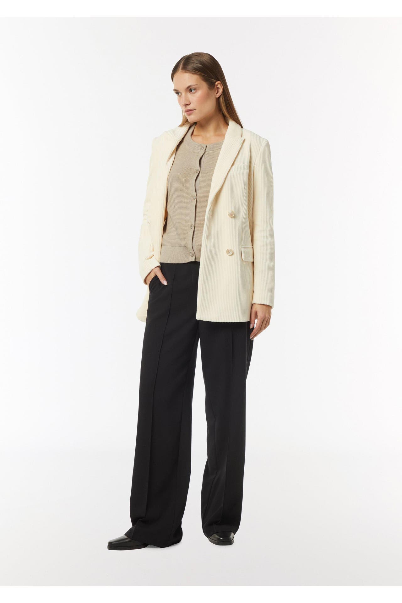 COMMA, Strickjacke 8212_sandfarben, Bild 1