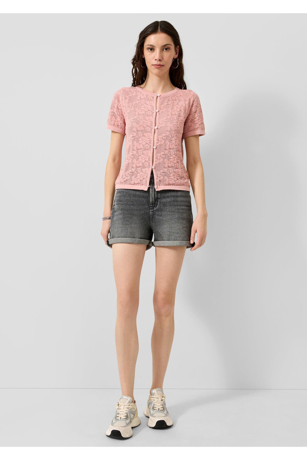 QS BY S.OLIVER Strickjacke 4513_rosa, Bild 1