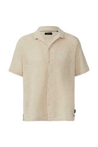 S.OLIVER Kurzarmhemd 0810_helles sand Loose Fit