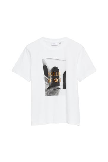 COMMA, T-Shirt 01E9_weiß