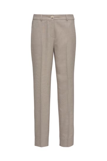 COMMA, Smart Trousers 81M0_beige Tapered