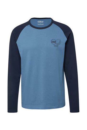 S.OLIVER Sweatshirt 62D1_azurblau