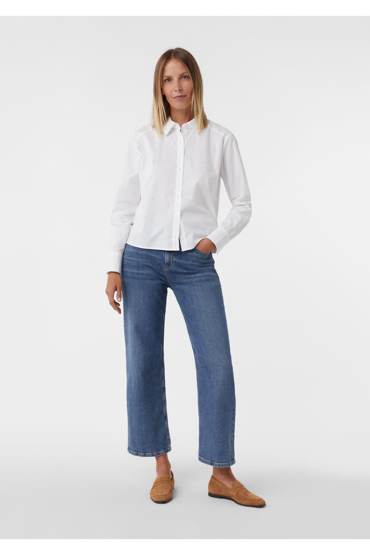 COMMA, Casual-Bluse 0100_weiß, Bild 1