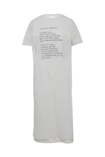 COMMA, Midikleid 90E9_hellgrau